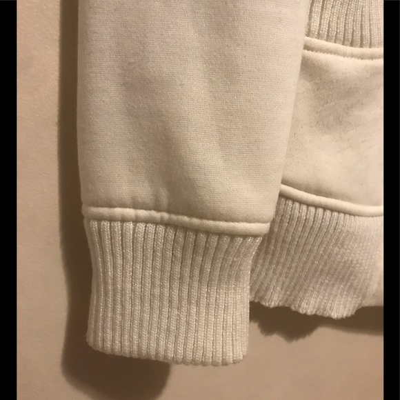 Side zip white/cream sweater urban heritage - Picture 4 of 5